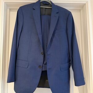 Brooks Brothers Blue Two-Button Single-Breasted Suit Jacket with pants